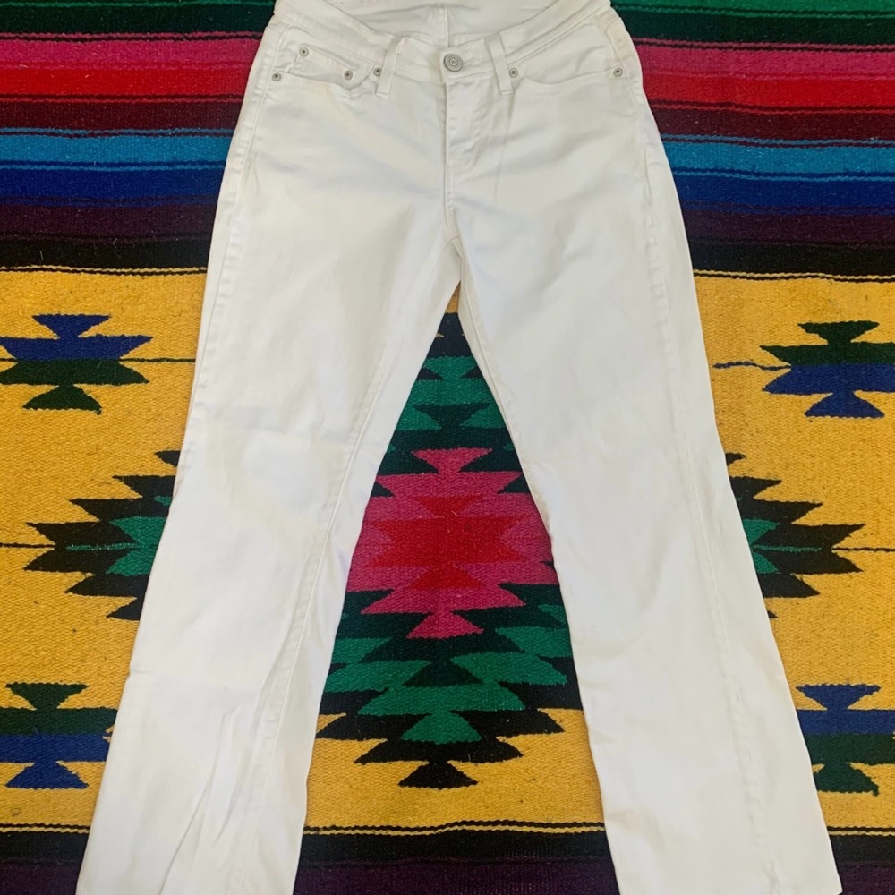 Vintage Levi's white Curvy Bootcut 529
